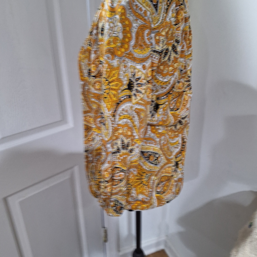 Michael Kors Yellow Paisley Blouse